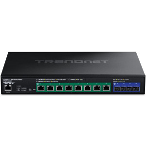 TRENDnet TPE-3524SF 52-Port Managed Gigabit Ethernet PoE+ Switch, 4x 10G SFP+ ports, rack mountable